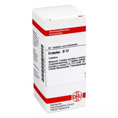 CROTALUS D 12 tabletter, 80 timer