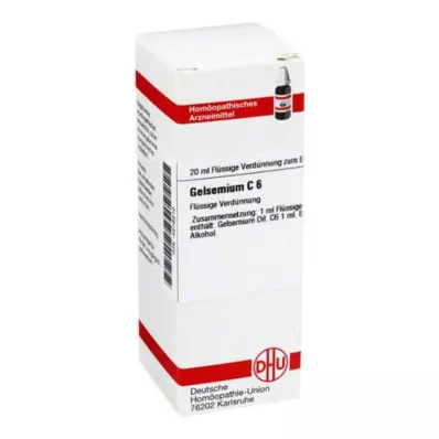 GELSEMIUM C6-fortynning, 20 ml GELSEMIUM C6-fortynning, 20 ml