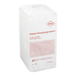 Fleecekompresser 10x10 cm ikke-sterile 8 ganger, 100 stk