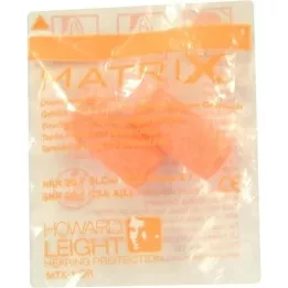 HOWARD Leight Matrix Orange Hearing Protection Plug,stk
