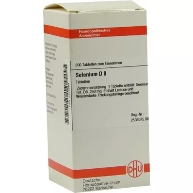 SELENIUM D 8 tabletter, 200 stk SELENIUM D 8 tabletter, 200 stk