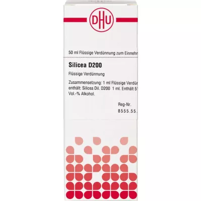 SILICEA D 200 Fortynning, 50 ml