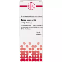 PANAX GINSENG D 4 fortynning, 50 ml