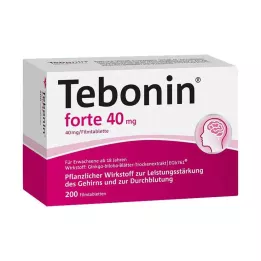 TEBONIN forte 40 mg filmdrasjerte tabletter, 200 stk