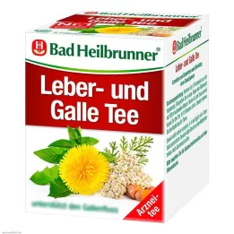 BAD HEILBRUNNER Tefilterposer for lever og galle, 8X1,75 g