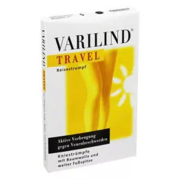 Varilind Reise Travel Support Sock Black S, 2 stk