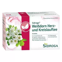 SIDROGA Hawthorn hjerte- og sirkulasjons-tefilterposer, 20X1,5 g
