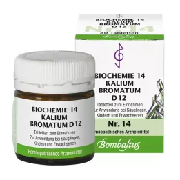BIOCHEMIE 14 Kalium bromatum D 12 tabletter, 80 stk
