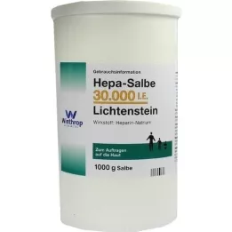 HEPA SALBE 30.000, dvs. Lichtenstein, 1000 g