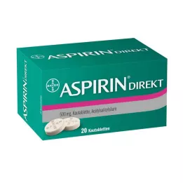 ASPIRIN Direkte tyggetabletter, 20 stk