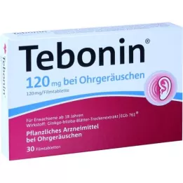 TEBONIN 120 mg for øresus filmdrasjerte tabletter, 30 stk