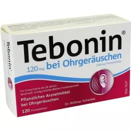 TEBONIN 120 mg filmdrasjerte tabletter for øresus, 120 stk