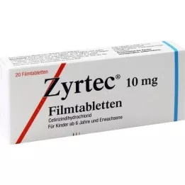 ZYRTEC Filmbelagte tabletter, 20 stk