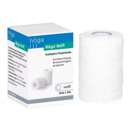 HÖGA-HAFT Fikseringsbandasje 8 cmx4 m, 1 stk