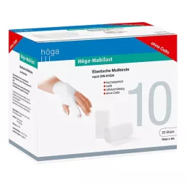 HÖGA-MUBILAST Fikseringsbandasje 10 cmx4 m uten cellofan, 20 stk