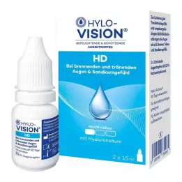 HYLO-VISION HD Øyedråper, 2X15 ml