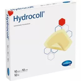 HYDROCOLL Wound Association 10x10 cm, 10 stk