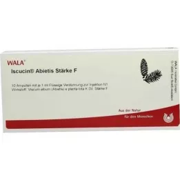 ISCUCIN abietis Styrke F Ampuller, 10X1 ml