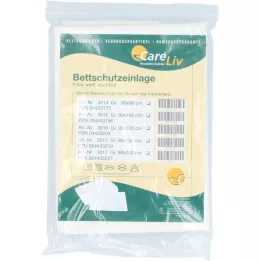 BETTSCHUTZEINLAGE Folie 90x100 cm hvit, 1 stk