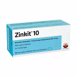 ZINKIT 10 belagte tabletter, 100 stk