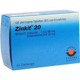 ZINKIT 20 For store tabletter, 100 stk