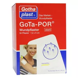 GOTA-POR Sårplaster 5x7,2 cm steril, 50 stk