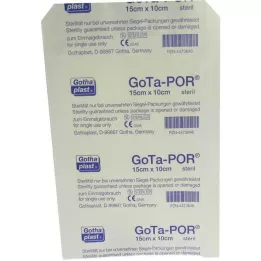 GOTA-POR Sårplaster steril 100x150 mm, 1 stk