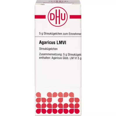 AGARICUS LM VI Globuli, 5 g AGARICUS LM VI Globuli, 5 g