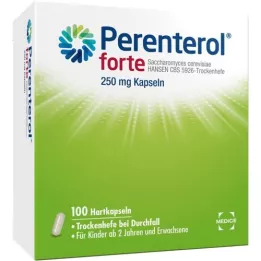 PERENTEROL Forte 250 mg kapsler, 100 stk