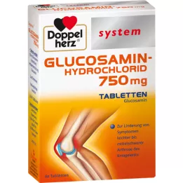 DOPPELHERZ Glukosamin-hydroklorid 750 mg syst.tab., 60 stk
