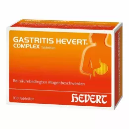 GASTRITIS HEVERT Komplekse tabletter, 100 stk
