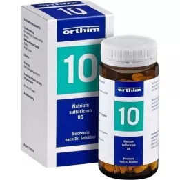 BIOCHEMIE Orthim 10 natriumsulfuricum D 6 tabletter, 400 stk