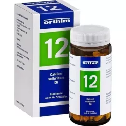 BIOCHEMIE Orthim 12 Calcium sulfuricum D 6 tabletter, 400 stk