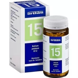 BIOCHEMIE Orthim 15 Kalium Iodatum D 12 tabletter, 400 stk