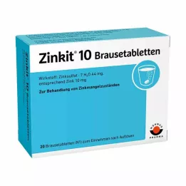 ZINKIT 10 brusetabletter, 20 stk