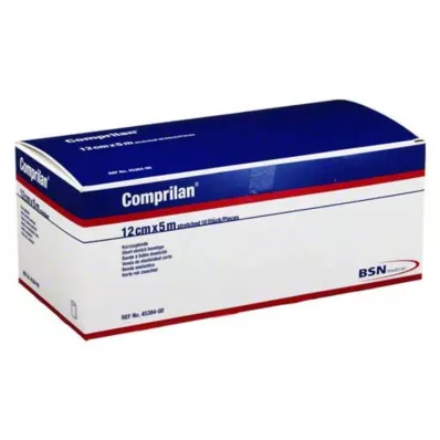 COMPRILAN elastisk bandasje 12 cmx5 m, 10 stk COMPRILAN elastisk bandasje 12 cmx5 m, 10 stk