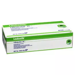 LEUKOSILK 1,25 cmx5 m, 24 stykker
