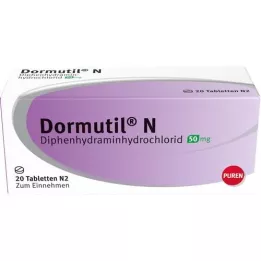 DORMUTIL N tabletter, 20 stk