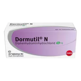DORMUTIL N Tabletter, 20 stk
