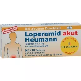 LOPERAMID Akutte Heumann -tabletter, 10 stk