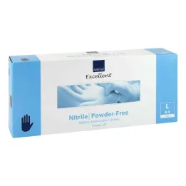 Nitrilhansker pudderfrie x-lange store, 100 stk