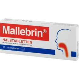 Mallebrin Half Tablets, 20 stk