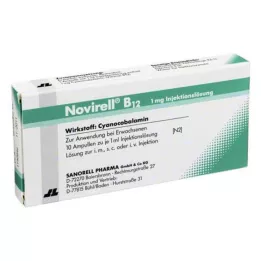 NOVIRELL B12 1 mg injeksjonsløsning, 10x1 ml