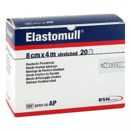 ELASTOMULL 8 cmx4 m elastisk festebånd, 20 stk