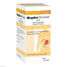 MEGALAC Almasilat myntesuspensjon, 250 ml