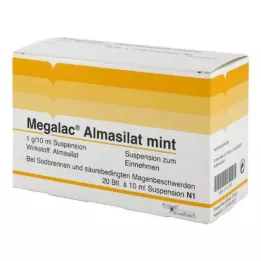 MEGALAC Almasilat myntesuspensjon, 20X10 ml
