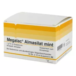 MEGALAC Almasilat myntesuspensjon, 50X10 ml