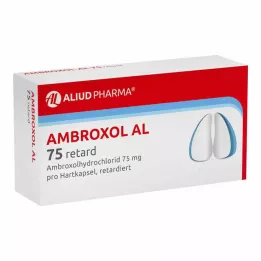 AMBROXOL AL 75 kapsler med retard forsinket frigjøring, 50 stk