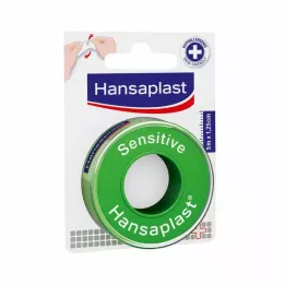 HANSAPLAST Festelapp Sensitiv 1,25 cm x 5 m, 1 stk