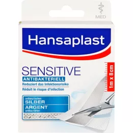 Hansaplast Medfølsom gips 1Mx8cm, 1 stk